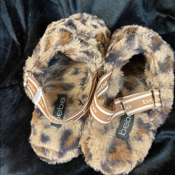 Sandals Slippers slip in slide sling fur animal prints - Picture 6 of 11